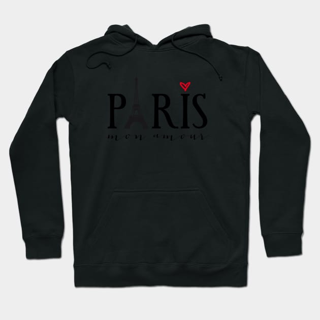 Paris mon amour Hoodie by beakraus